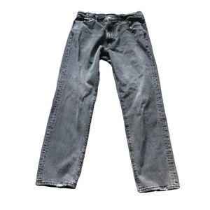 Abercrombie & Fitch Mens 34x32 Vintage Stretch 90s Straight Black Jeans
